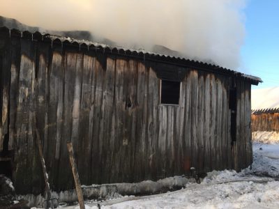 Пожар в селе Пурдошки