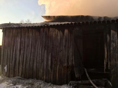 Пожар в селе Пурдошки